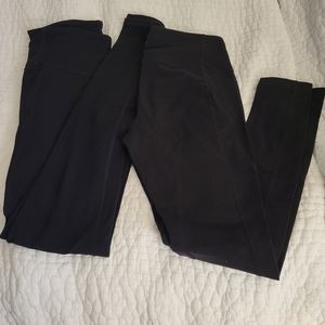 Athleta Chatarunga tights (2 pair)